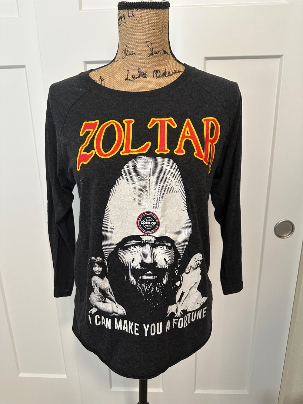 Zoltar Graphic Tee - Black with Red & Yellow Logo